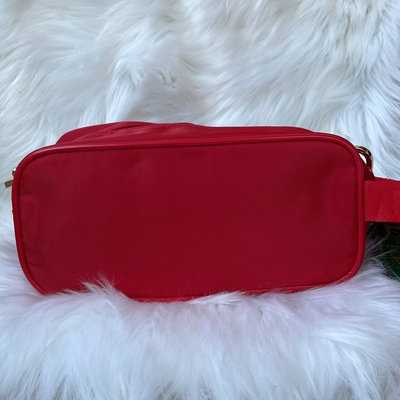 Burberry up-cycled red nylon crossbody NWOT - Picture 12 of 15